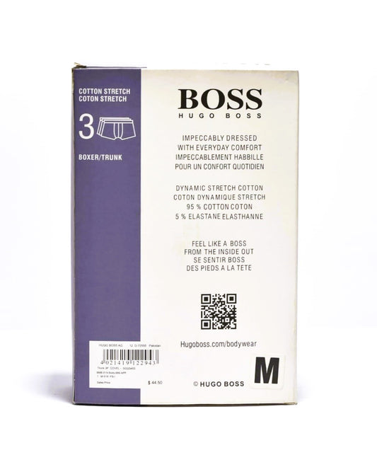 Men's Cotton Boxers, Pack of 3