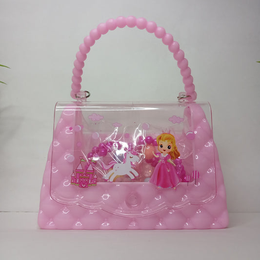 Cute Pink Princess Bag & Jewelry Set