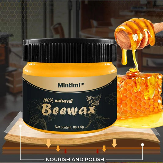 Wood Seasoning Beeswax for Furniture Care – 80g Complete Solution