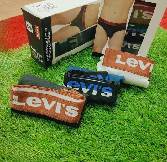 LVS Men's Cotton Boxers - Pack of 3