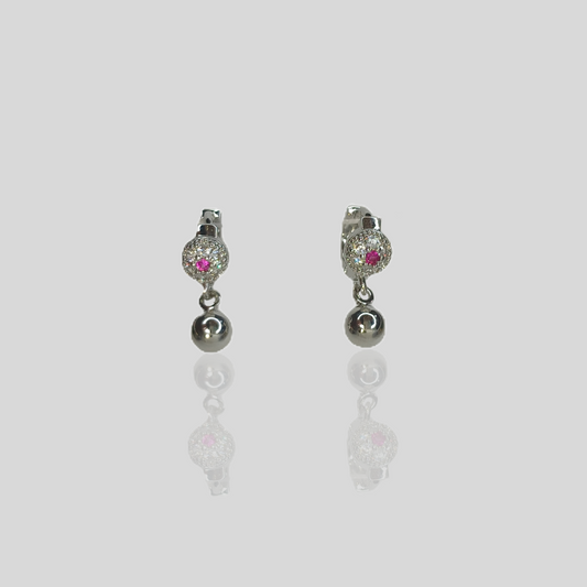 Elegant Ball Drop Earrings