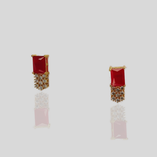 Elegant Crystal Stud Earrings