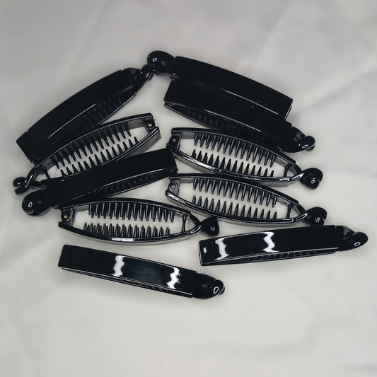 Classic Black Banana Hair Clip