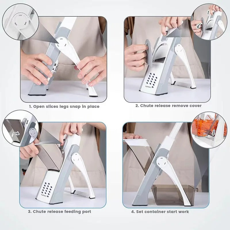 Mandoline Vegetable Cutter Slicer Chopper