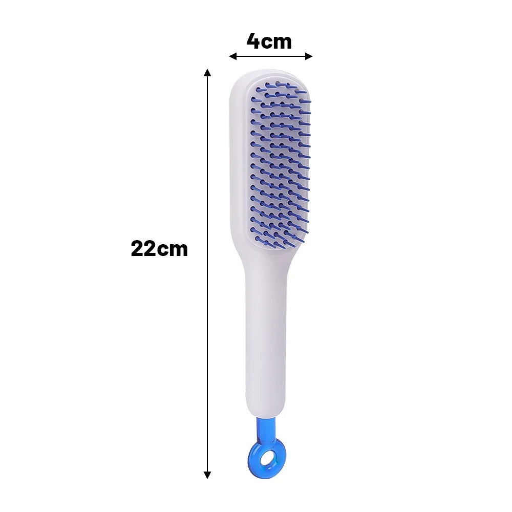 Self-Cleaning Anti-Static Massage Comb