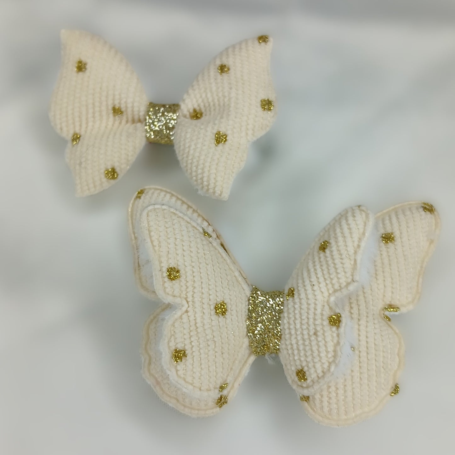 Butterfly Hair Clips for Girls – Soft Fabric