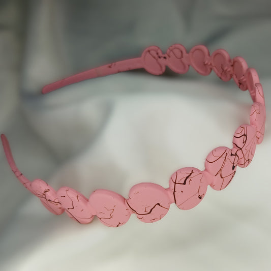 Heart-Shaped Headband - Matte Plastic Hairband