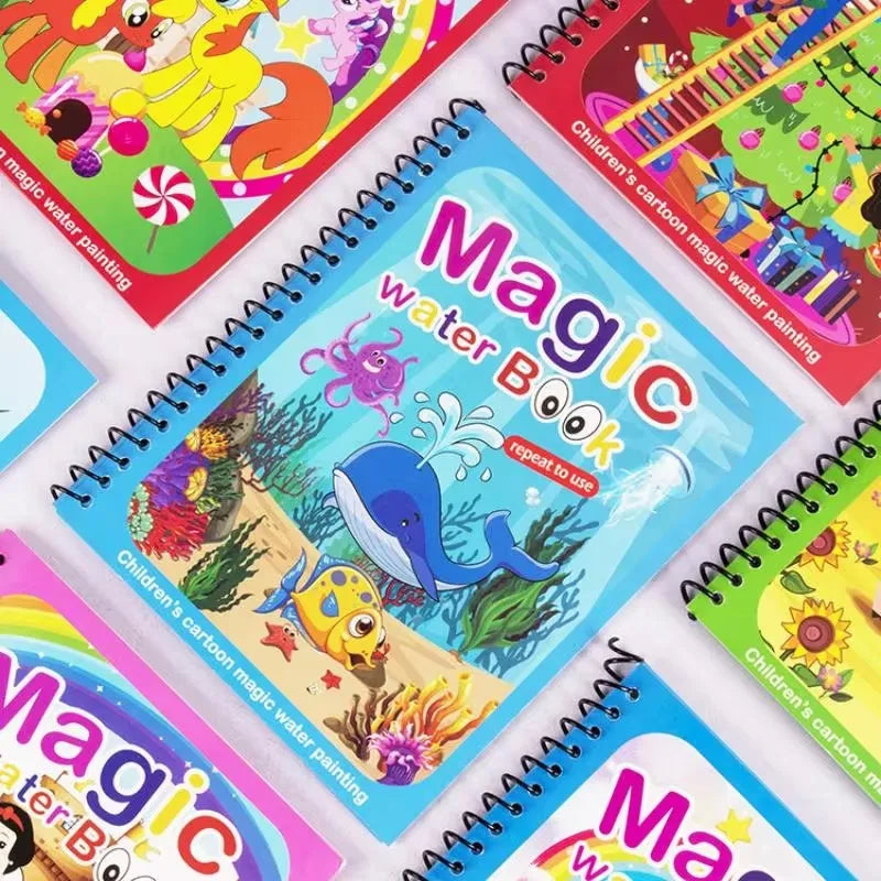 Magic Water Drawing Book with Pen