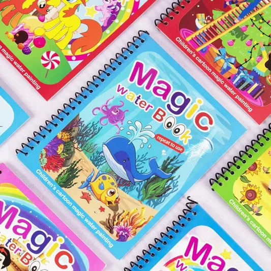 Magic Water Drawing Book with Pen