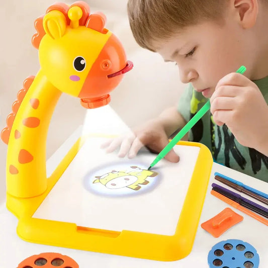 Kids LED Projector Drawing Board: Art & Learning Toy