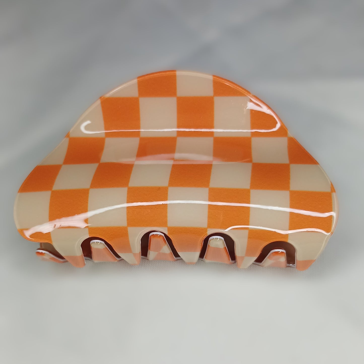 Korean Chessboard Hair Claw Clip – Crab Clip