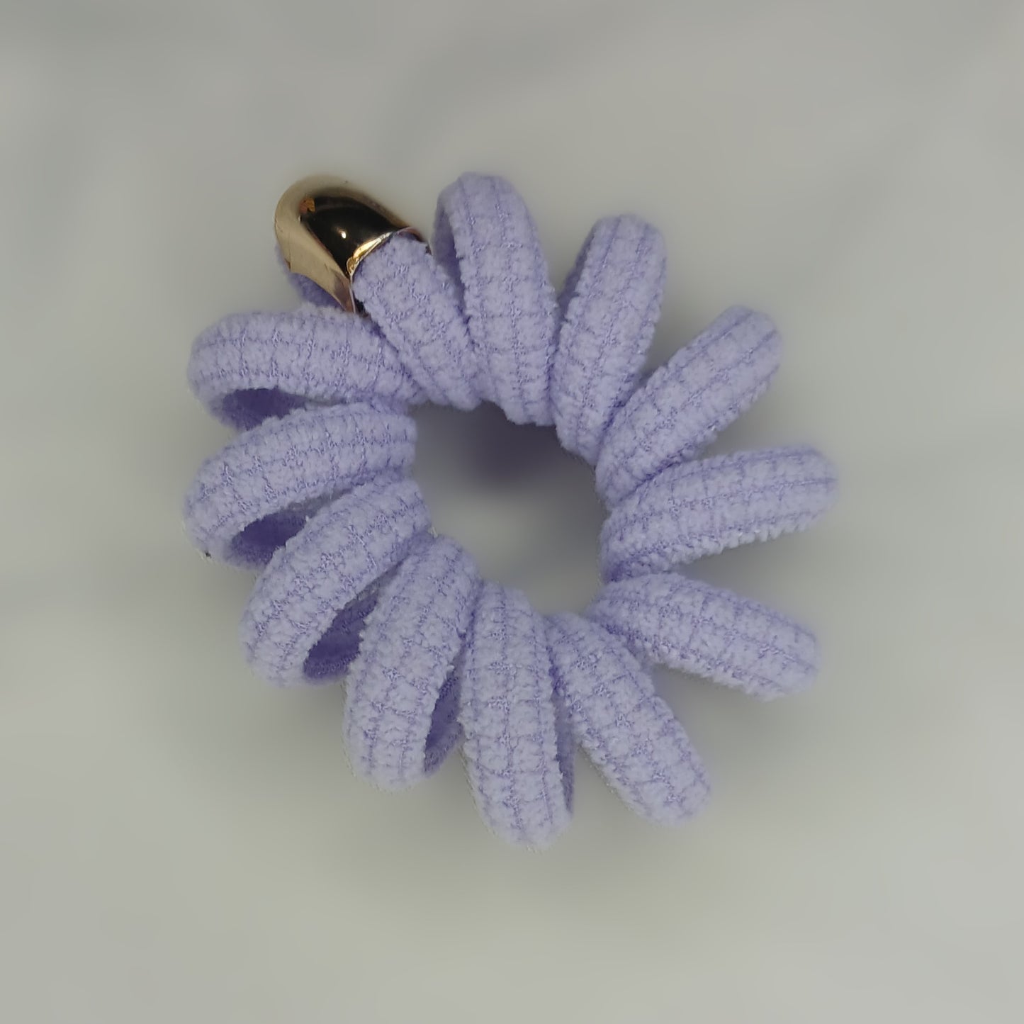Spiral Pastel Hair Ties – Fluffy Chenille Bands