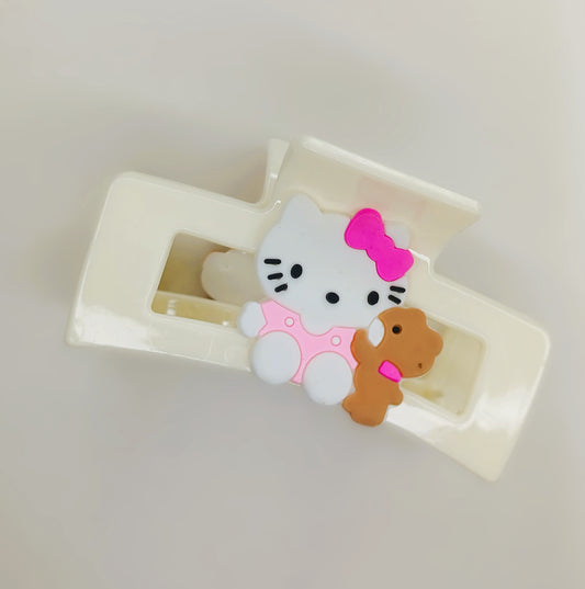 Cartoon Hair Claw Clips – Glossy Finish