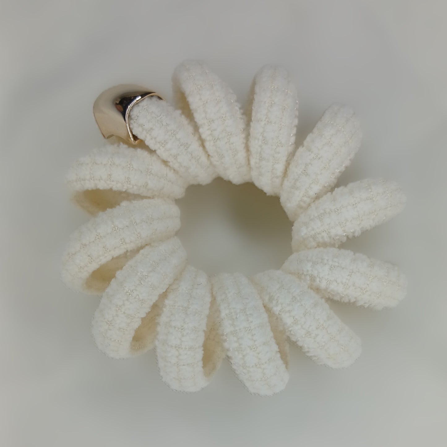 Spiral Pastel Hair Ties – Fluffy Chenille Bands