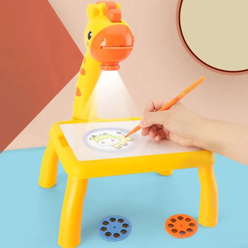 Kids LED Projector Drawing Board: Art & Learning Toy