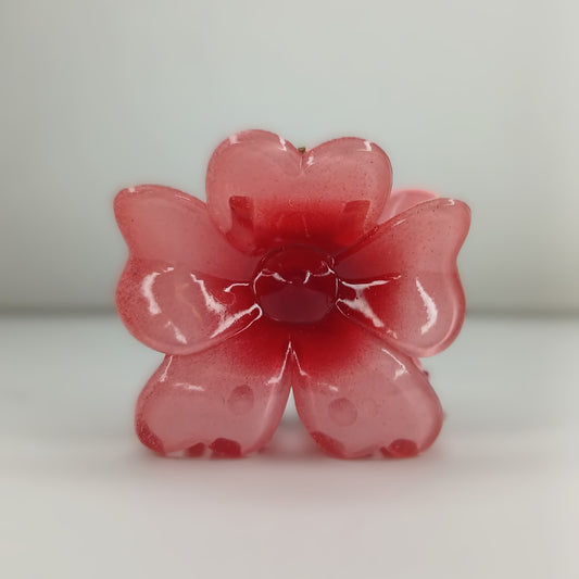 Petal Flower Hair Claw Clips – Glossy Finish