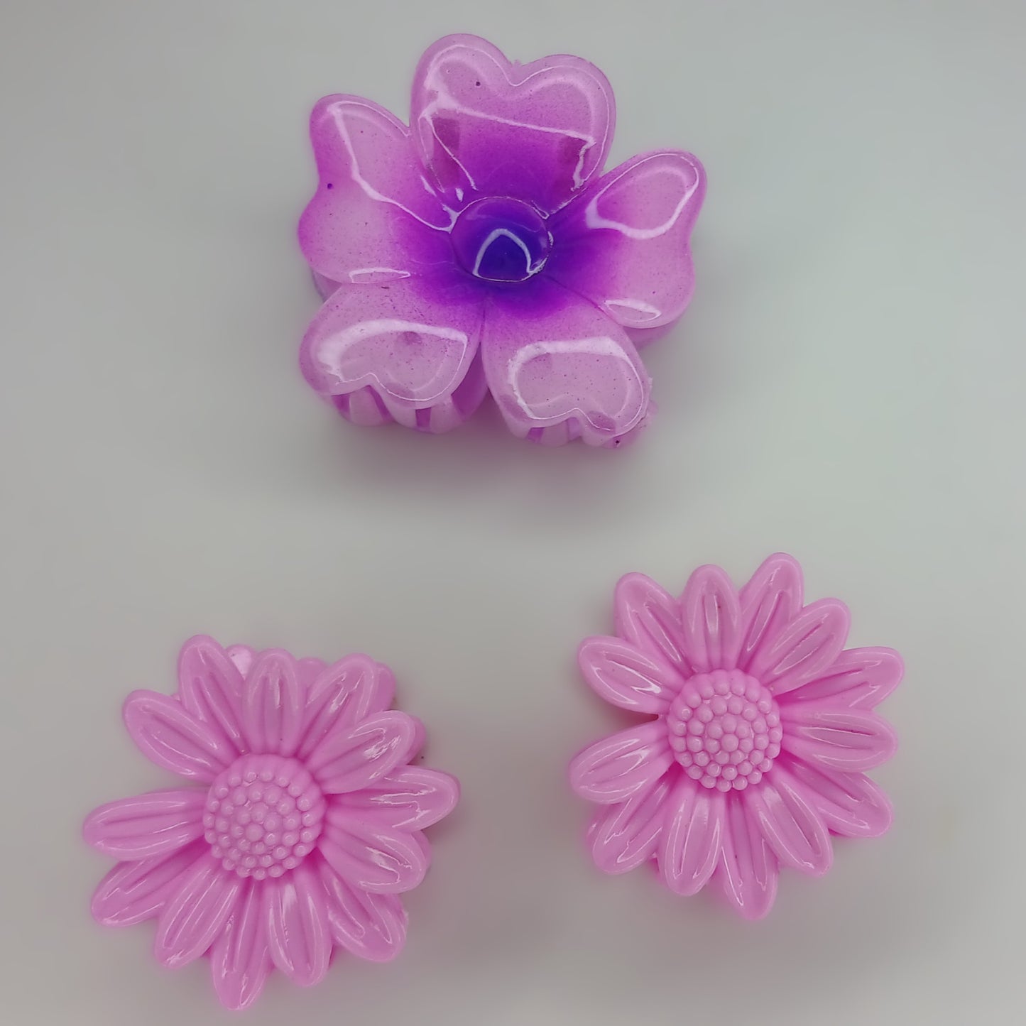 Petal & Sunflower Hair Claw Clips