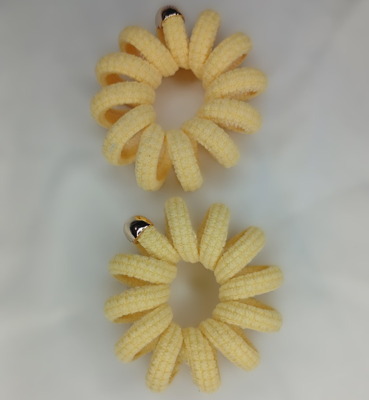 Spiral Pastel Hair Ties – Fluffy Chenille Bands