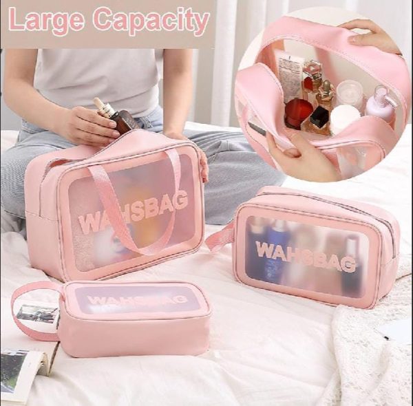 3pcs Washbag Makeup Bag