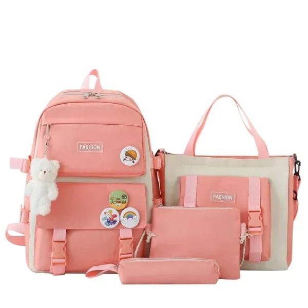 4-Piece School Bag Set – Stylish & Practical!