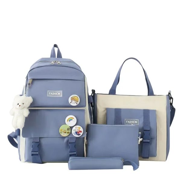4-Piece School Bag Set – Stylish & Practical!