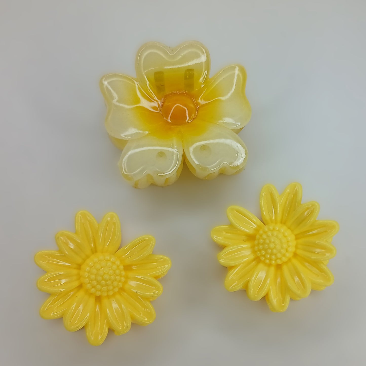 Petal & Sunflower Hair Claw Clips