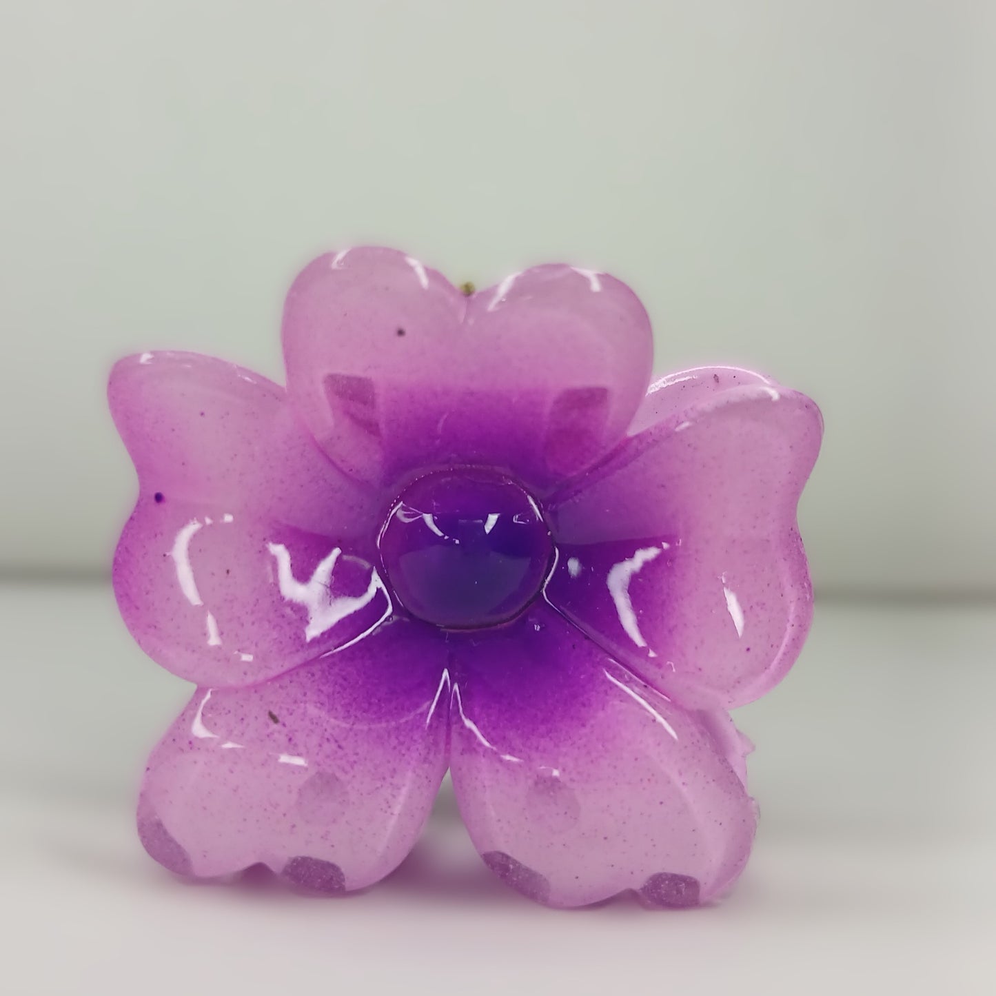 Petal Flower Hair Claw Clips – Glossy Finish