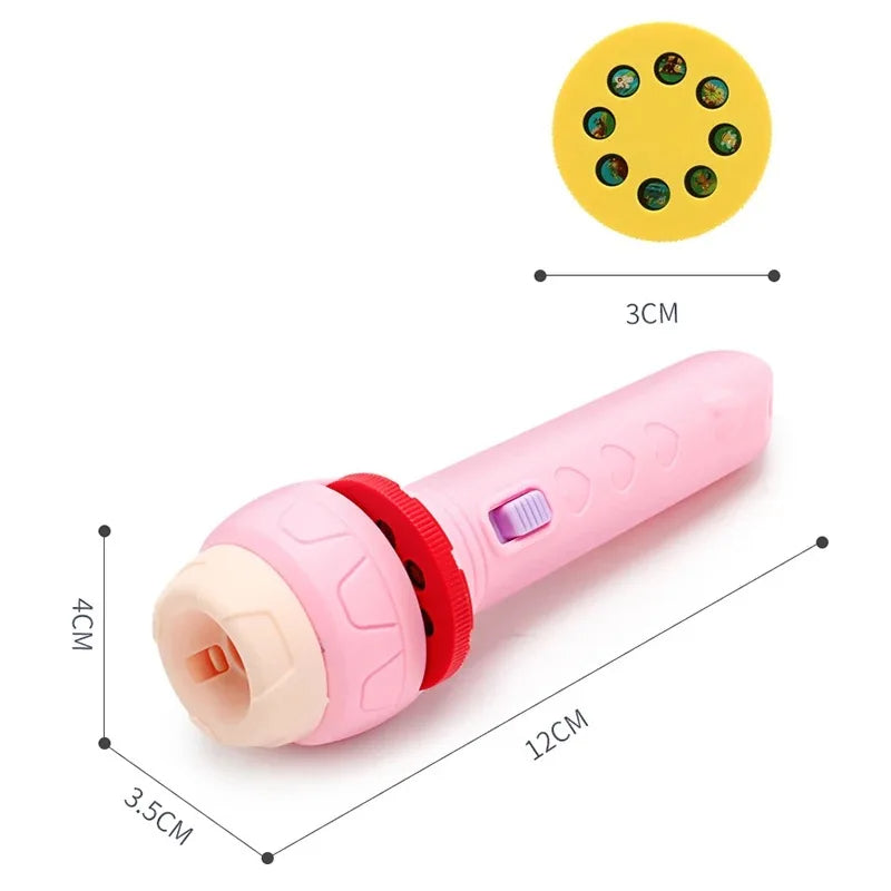 Kids Slide Projector Flashlight: Dinosaur & Animal Images