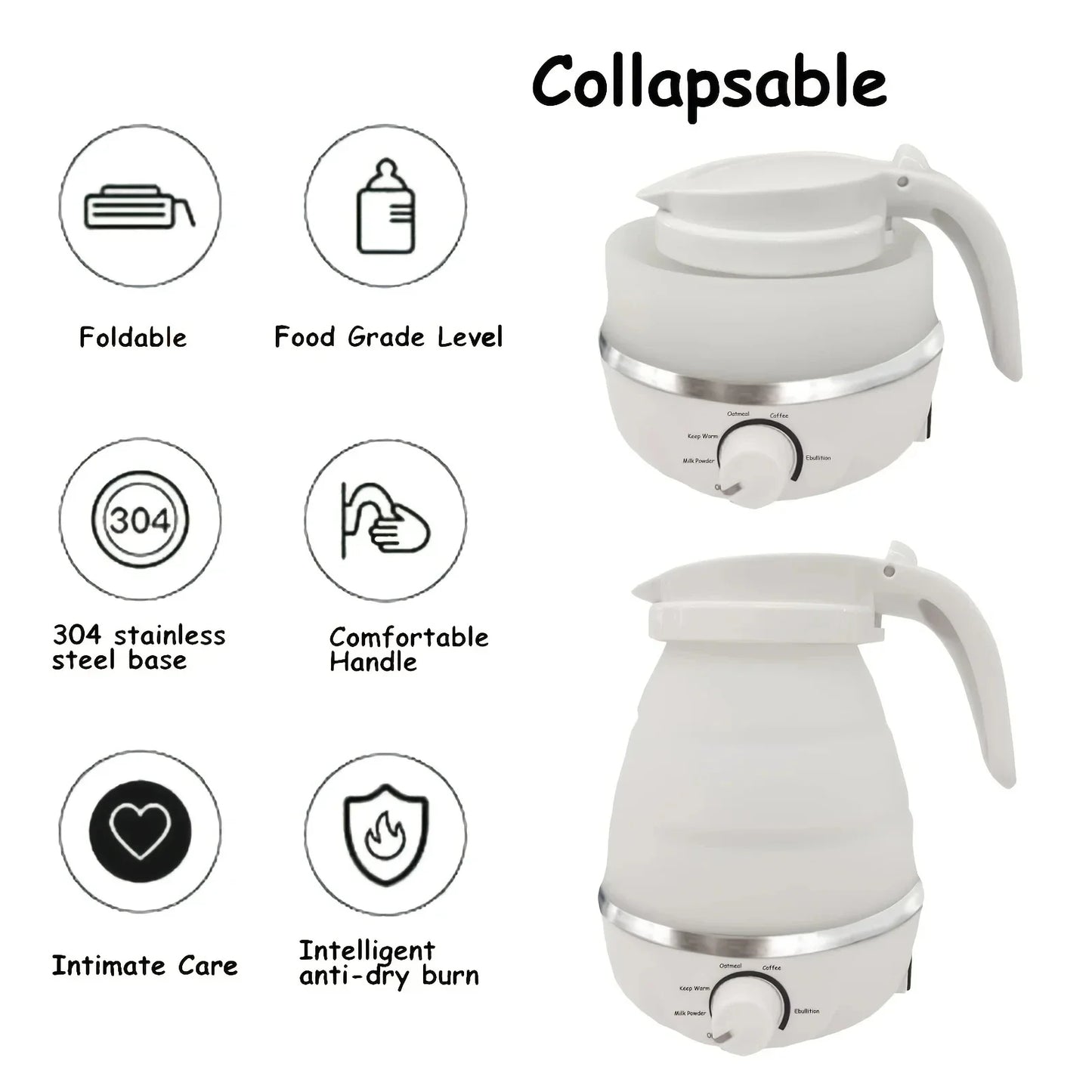 Foldable Portable Electric Kettle
