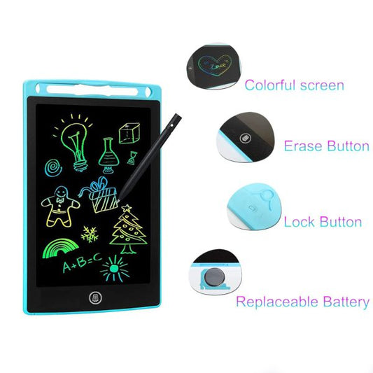 8.5-Inch Multi-color Erasable Colorful LCD Drawing & Writing Tablet for Kids