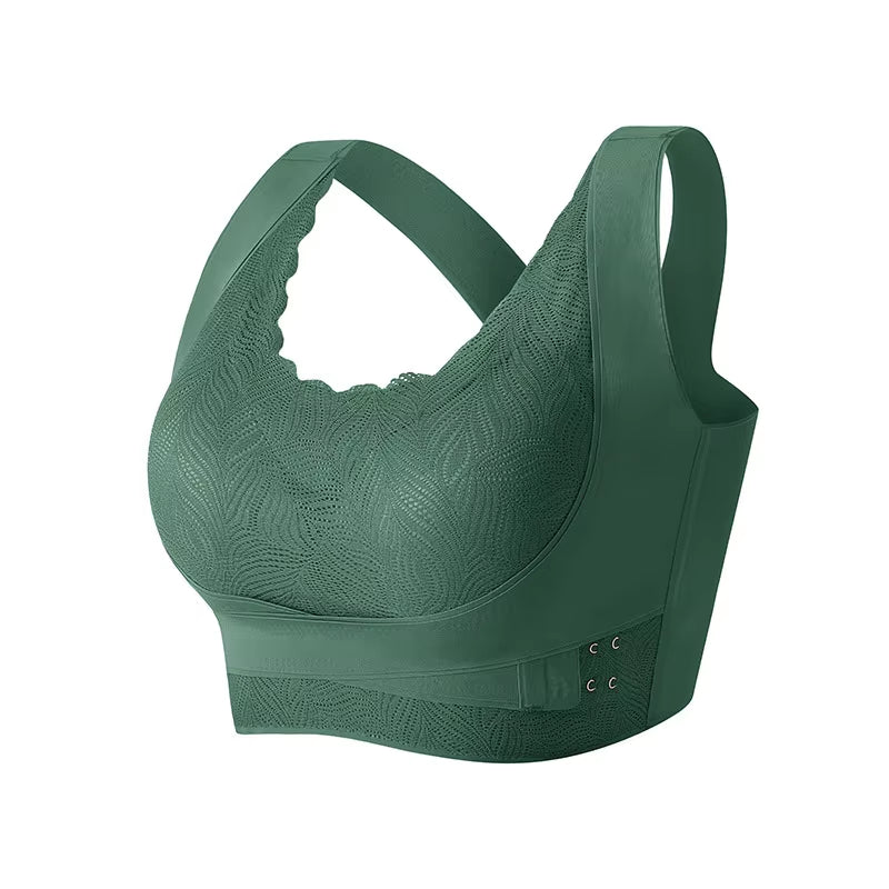 Invisible Posture Lift Bra | Wireless Support + Anti-Slouch X-Back (Adjustable Side-Hooks)
