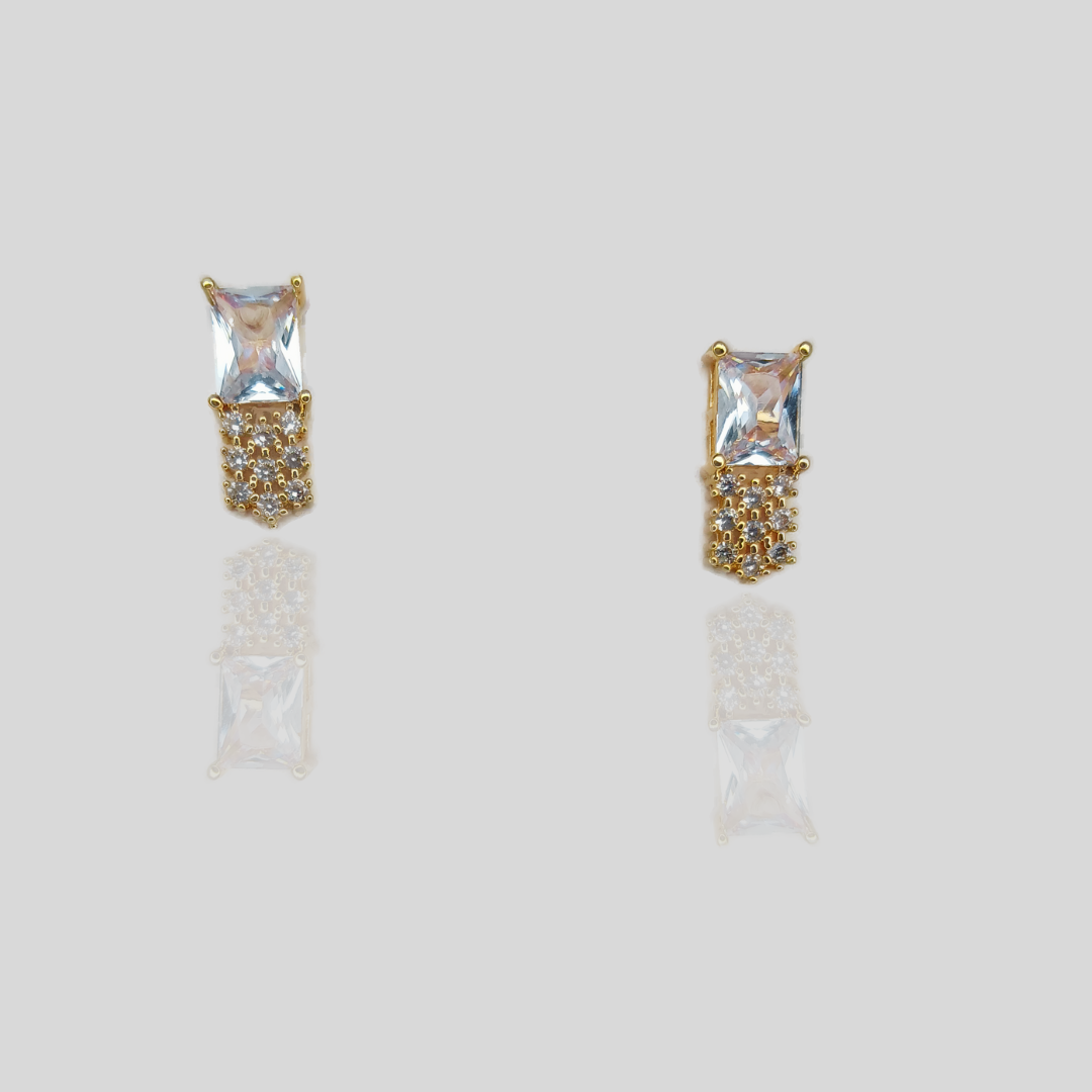 Elegant Crystal Stud Earrings