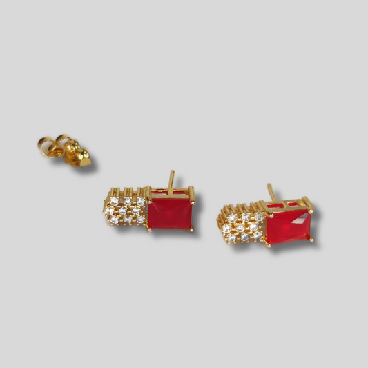 Elegant Crystal Stud Earrings