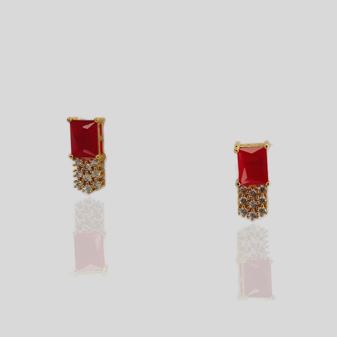 Elegant Crystal Stud Earrings