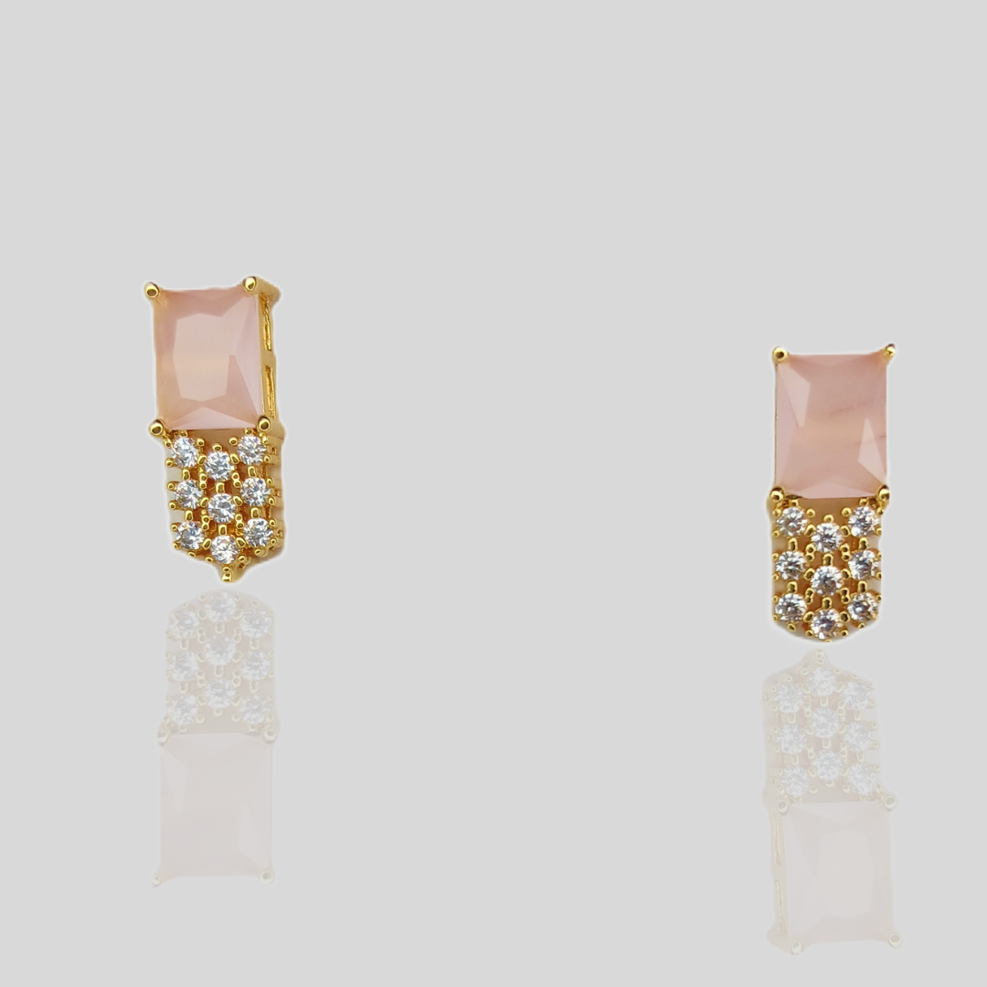 Elegant Crystal Stud Earrings