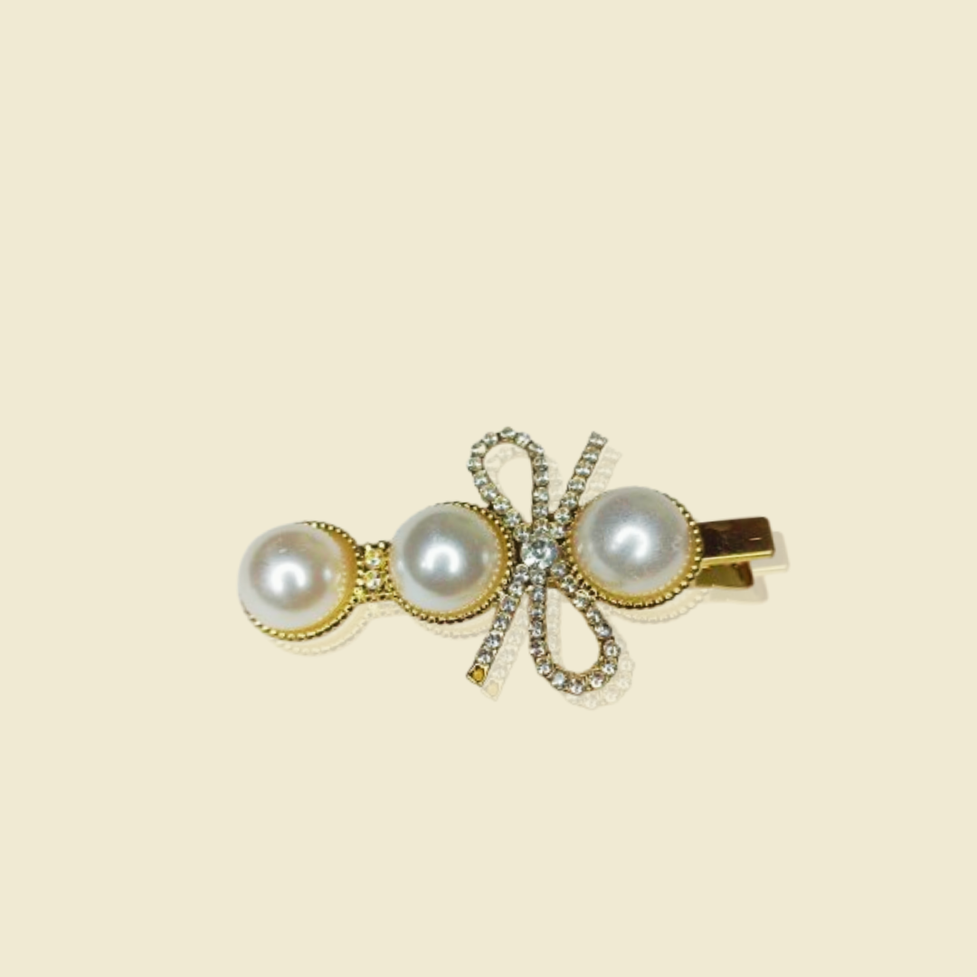 Premium Crystal Hair Clip Set – 3 in 1