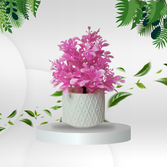 Stylish Tabletop Mini Planters with Plastic Pot