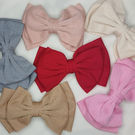 Big Bow Hair Pin – Fabric Bow Hairpin