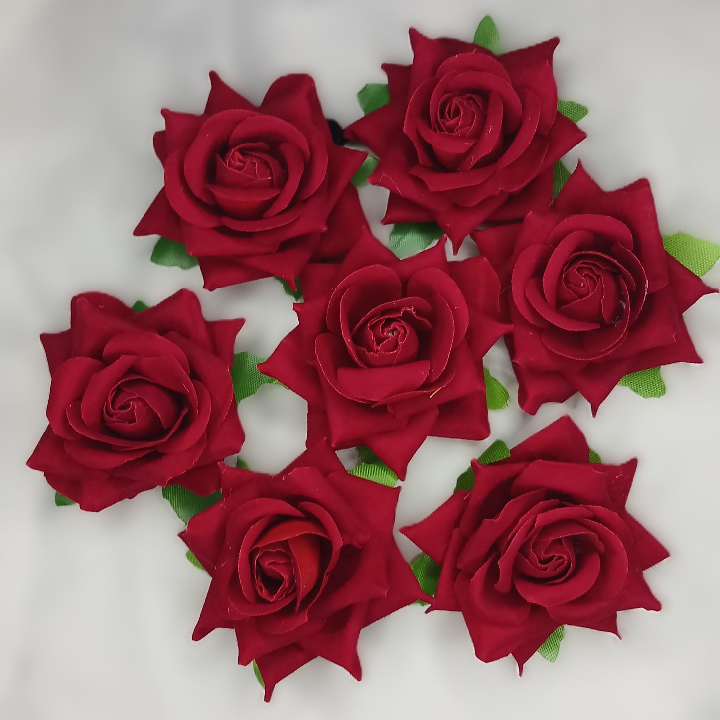 Retro Red Rose Flower Hairpin Side Clip