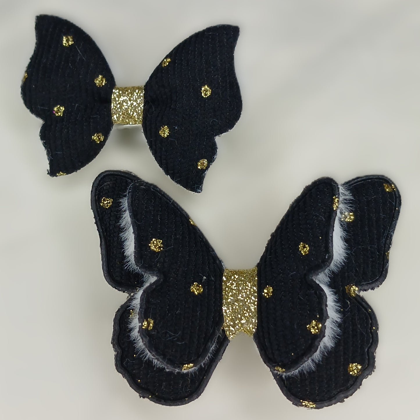 Butterfly Hair Clips for Girls – Soft Fabric