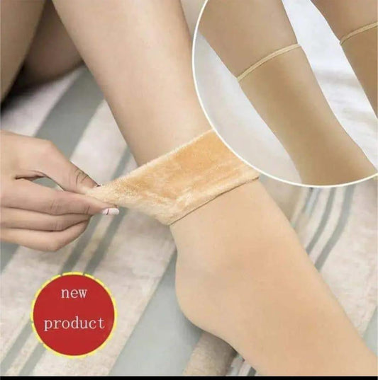 VelvetCashmere Women's Ankle Socks – Cozy 3-Pack