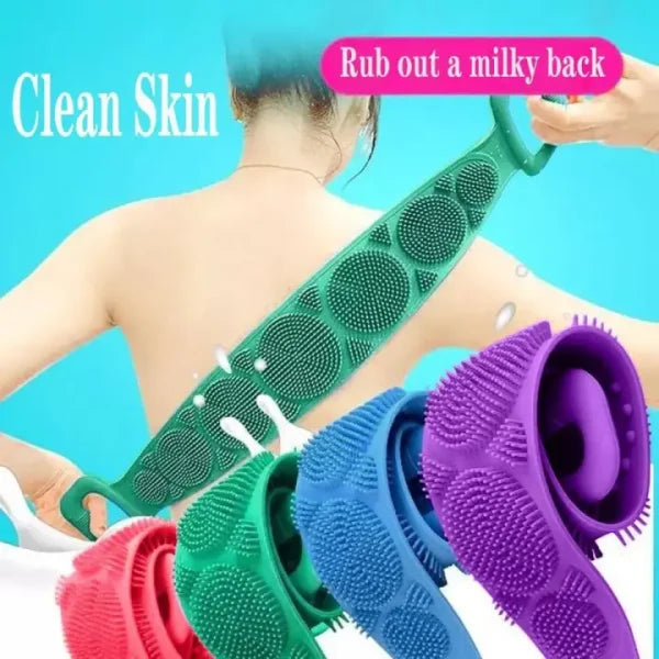 Double-Sided Bath Towel Scrubber