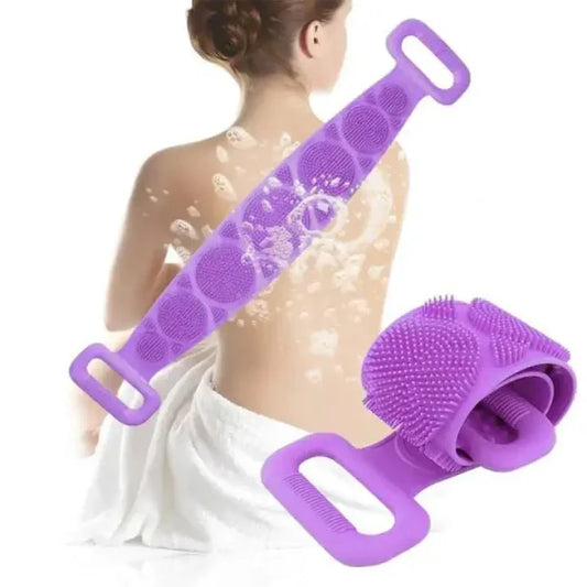 Double-Sided Bath Towel Scrubber