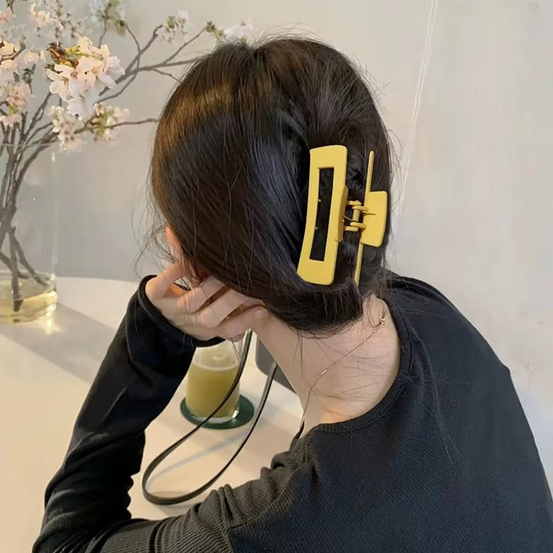 Medium Rectangle Hair Claw Clip
