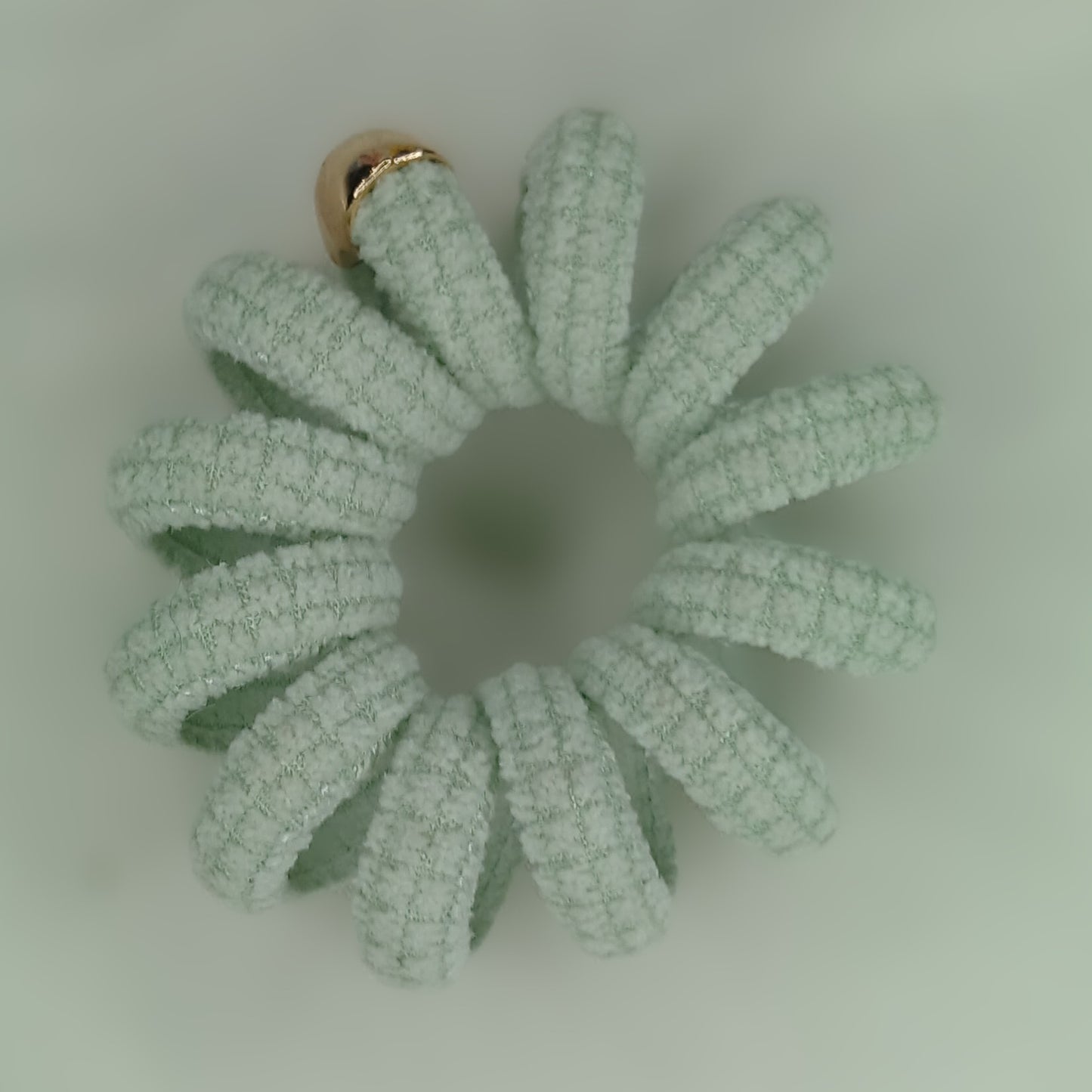 Spiral Pastel Hair Ties – Fluffy Chenille Bands