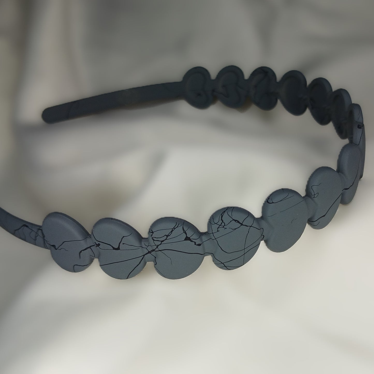 Heart-Shaped Headband -  Matte Plastic Hairband