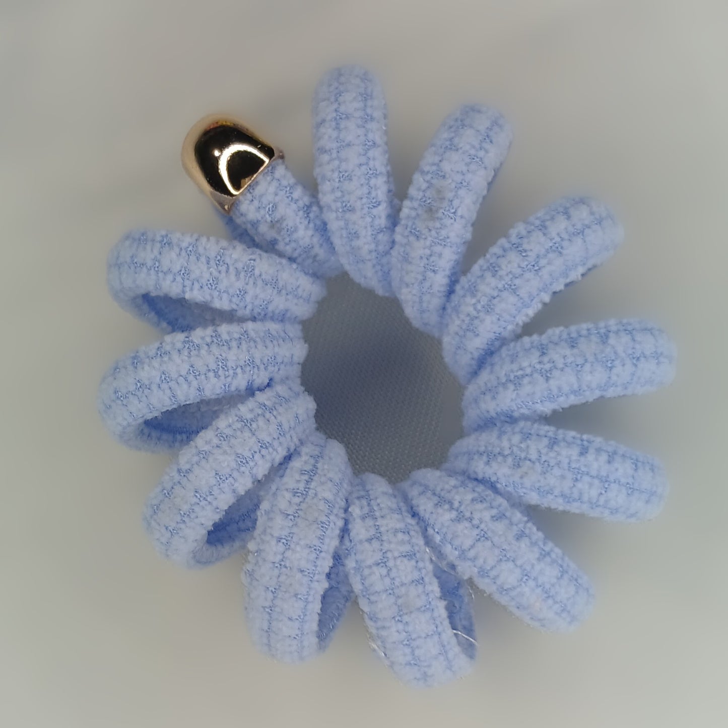 Spiral Pastel Hair Ties – Fluffy Chenille Bands