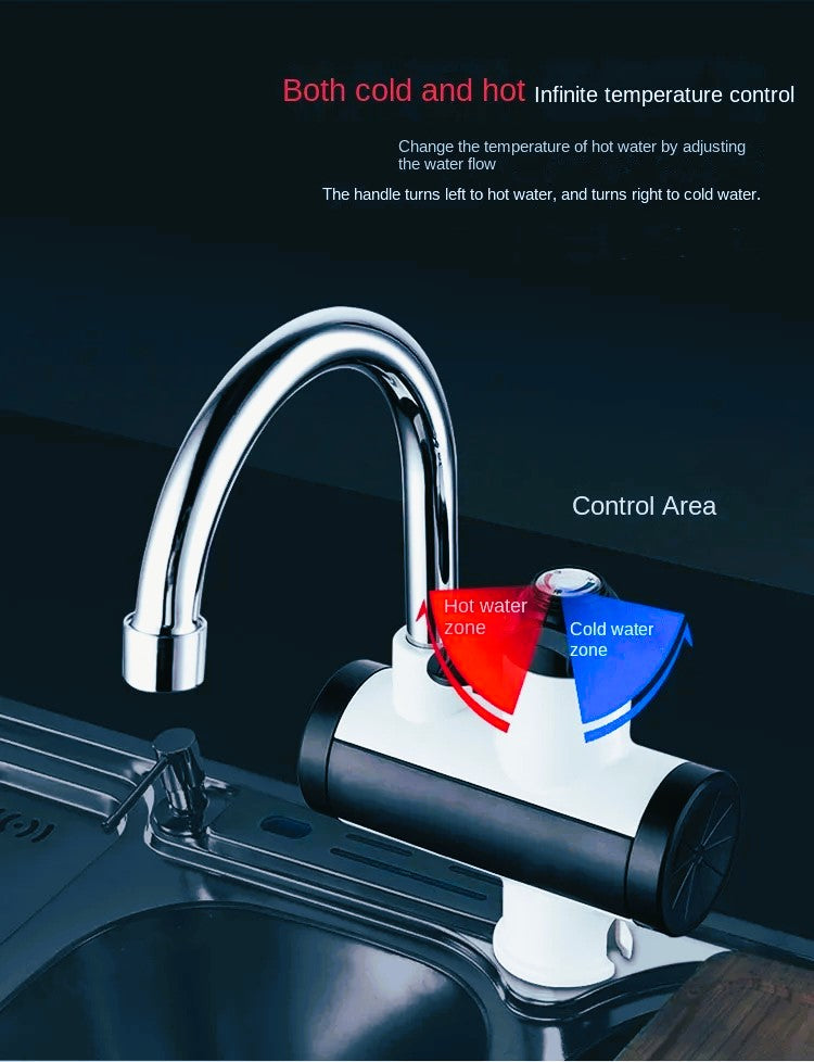 Instant Electric Hot Water Heater Faucet – Kitchen (Without Shower)