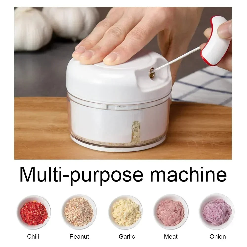 Combo Deal - Garlic Crusher + Mini Chopper Grinding Tool