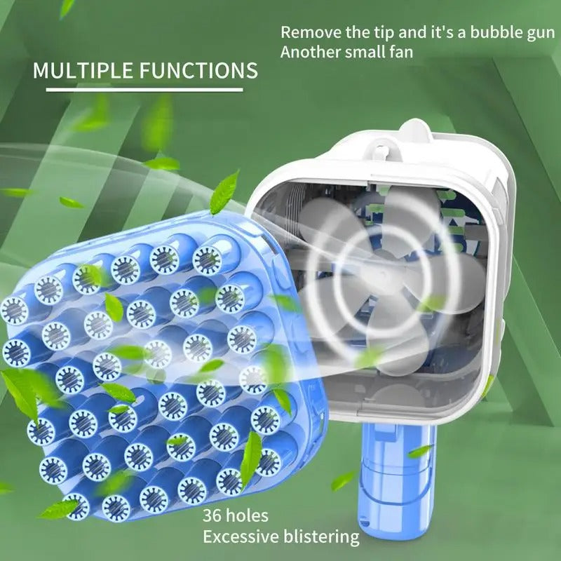 36-Shooter Bubble Water Gun - Outdoor Fun Toy for Kids & Toddlers (Random Color)